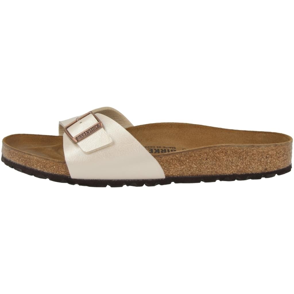 Birkenstock Madrid slim mules White Birko-Flor - Bartel-Shop