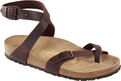 Birkenstock thong sandal Yara habana nubuck leather - Bartel-Shop