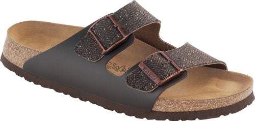 Birkis mule arizona herringbone brown - Bartel-Shop