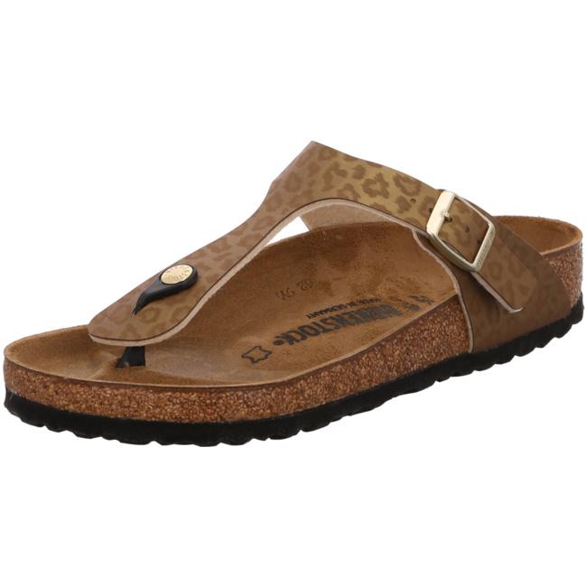 Birkenstock Leopard Animal Gold Gizeh Sandals Slides Thongs NEW regular - Bartel-Shop