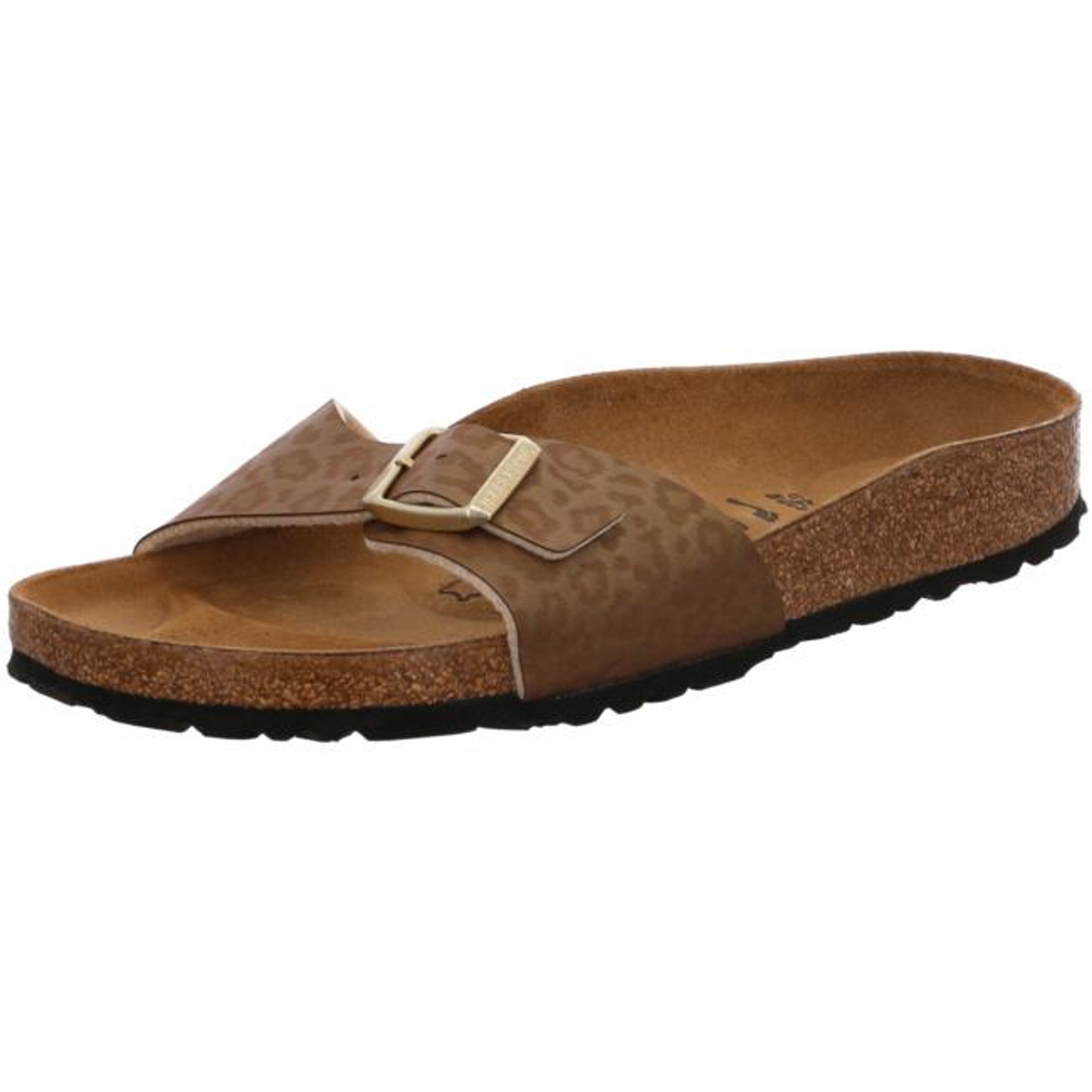 Birkenstock Leopard Animal Gold Madrid Sandals Slides Thongs NEW narrow - Bartel-Shop