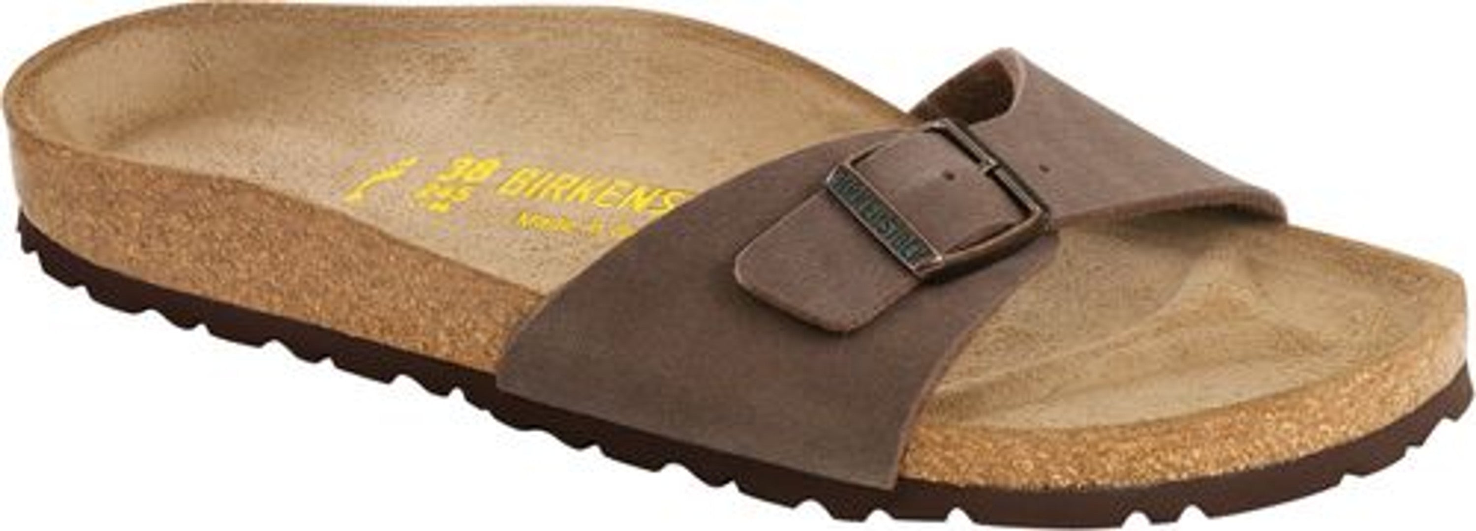 Birkenstock mules Madrid brown Birko-Flor - Bartel-Shop