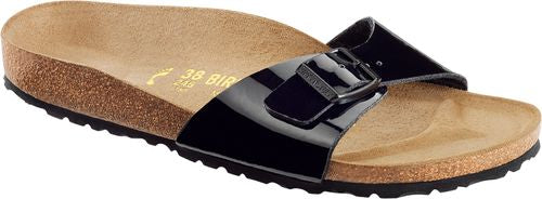 Birkenstock Madrid black lacquer BF - Bartel-Shop