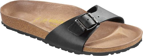 Birkenstock Madrid black Birko-Flor - Bartel-Shop