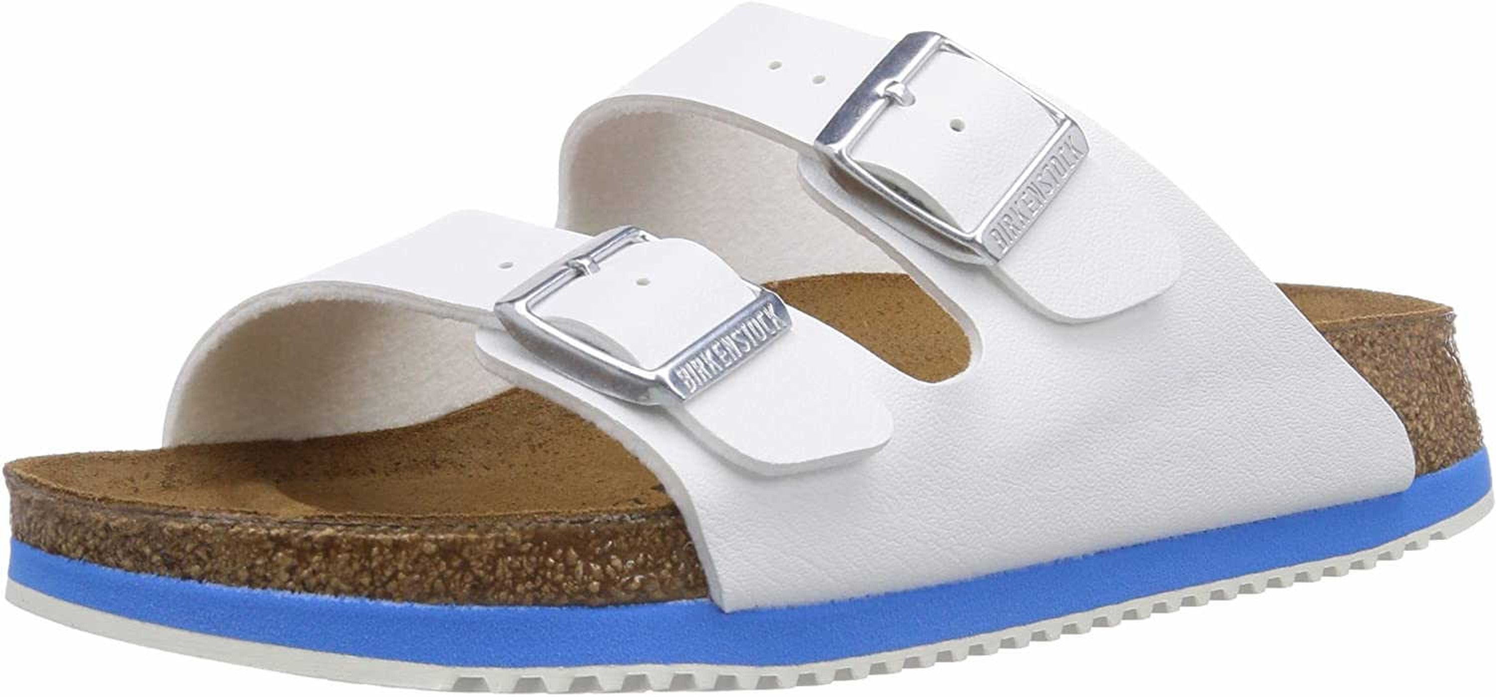 Birkenstock Arizona White SL Super Grip Anti Slip Work Shoes Clogs Mules Narrow - Bartel-Shop
