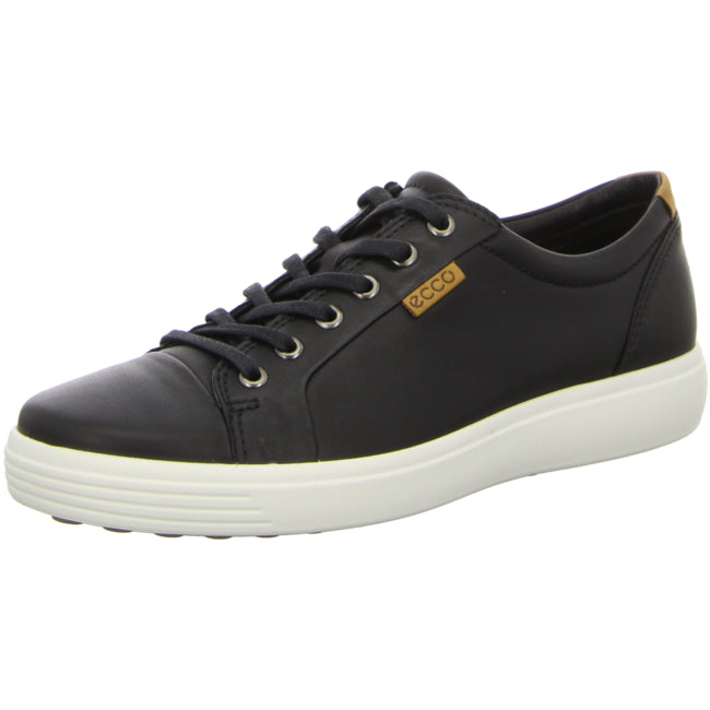 Ecco sporty lace-up shoes for men black - Bartel-Shop