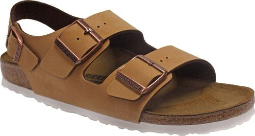 Birkenstock sandal Milano brushed brown BF - Bartel-Shop