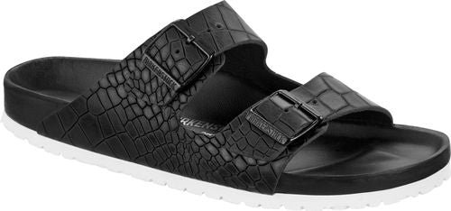 Birkenstock mule Arizona crocodile black NL - Bartel-Shop