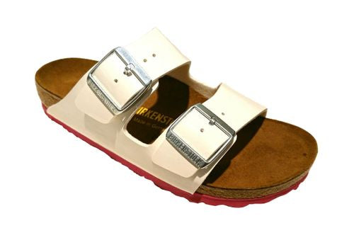 Birkenstock mule Arizona white BF - Bartel-Shop