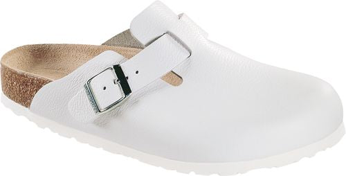Birkenstock Home Clog Boston white SOFT BED - Bartel-Shop