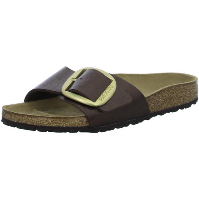 Birkenstock Madrid Big Buckle Graceful Pearl Toffee Sandals Slides Slippers Mules Beach Narrow - Bartel-Shop