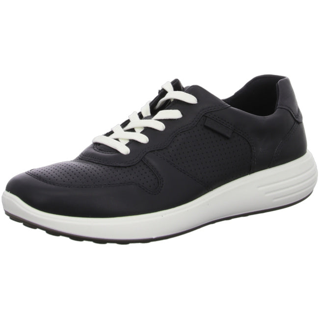 Ecco comfortable lace-up shoes for men black - Bartel-Shop