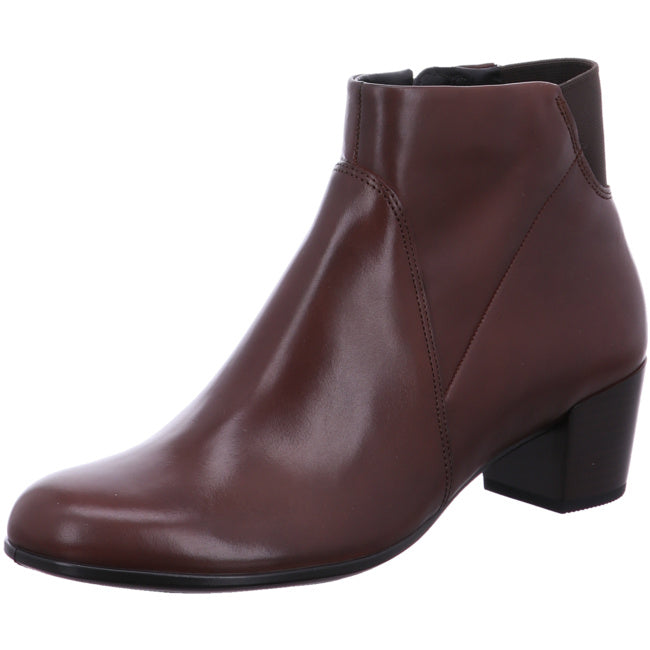 Ecco comfortable ankle boots for women red - Bartel-Shop