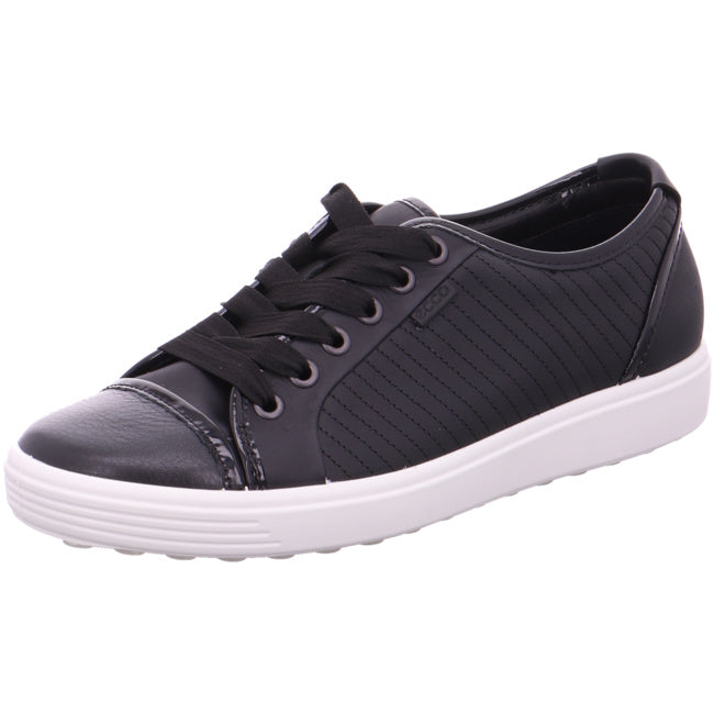 Ecco comfortable lace-up shoes for women black - Bartel-Shop