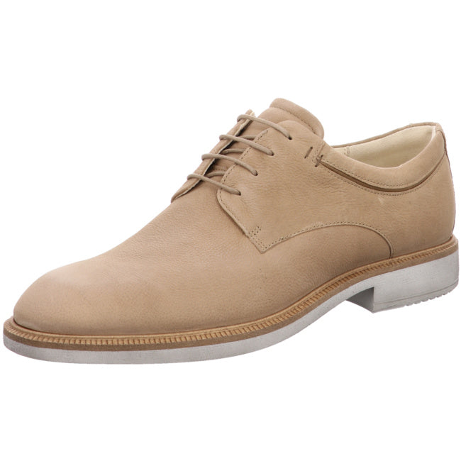 Ecco elegant lace-up shoes for men beige - Bartel-Shop