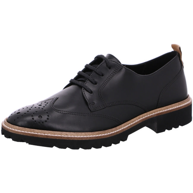 Ecco elegant lace-up shoes for women black - Bartel-Shop
