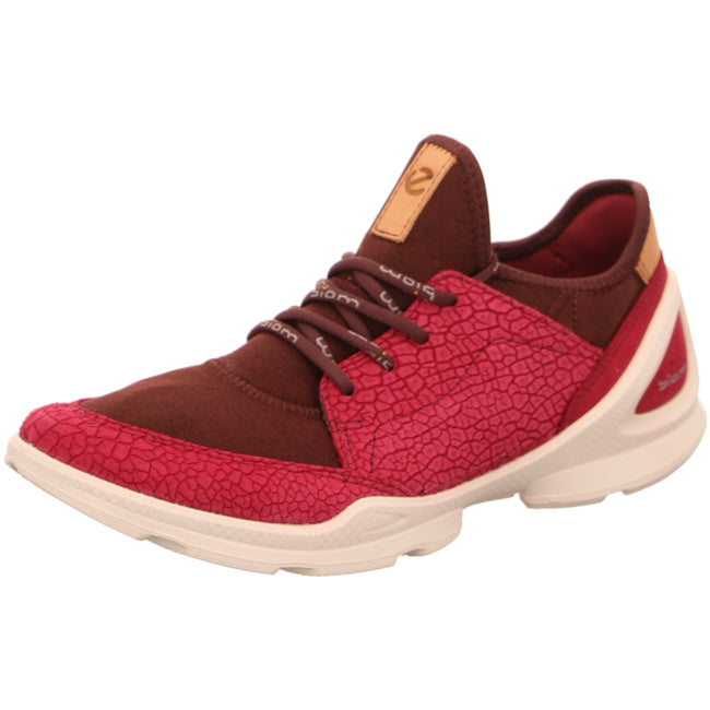 Ecco sporty lace-up shoes for women red - Bartel-Shop