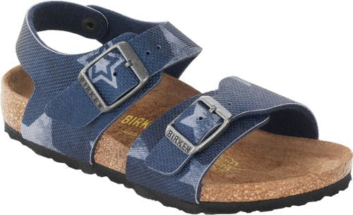 Birkenstock sandal New York kids BS vintage stars blue - Bartel-Shop