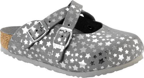 Birkis clog Dorian MF starry sky silver - Bartel-Shop