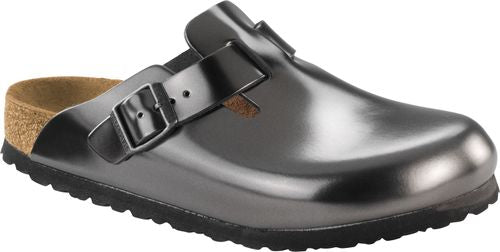 Birkenstock Clog Boston NL WB Metallic Anthracite - Bartel-Shop