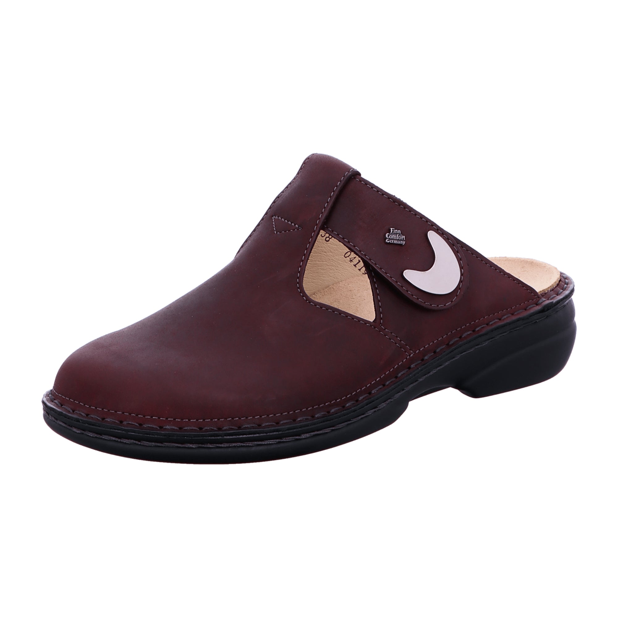 Finn Comfort Belem Women's Comfort Clogs, Stylish Red Leather