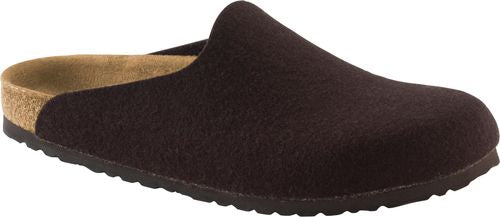Birkenstock clog Amsterdam brown wool - Bartel-Shop