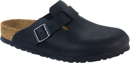Birkenstock clog Boston black nubuck - Bartel-Shop