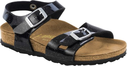 Birkenstock sandal heel strap Rio BF magic galaxy black - Bartel-Shop