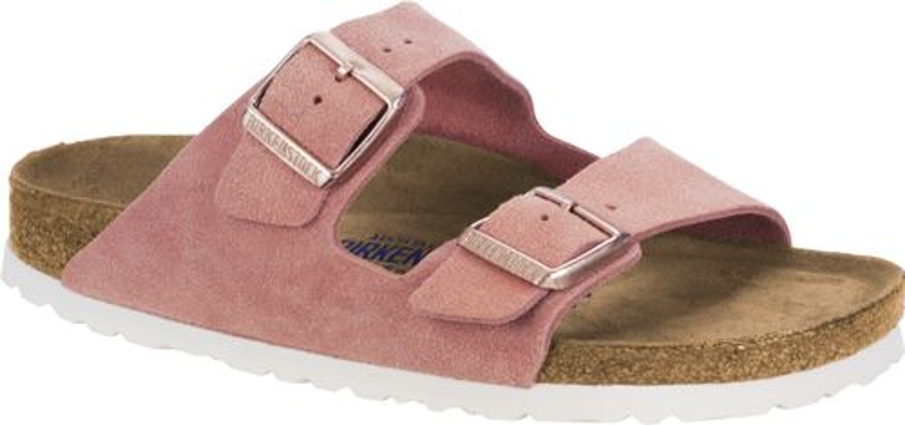Birkenstock Arizona Narrow Mules pink Velor - Bartel-Shop