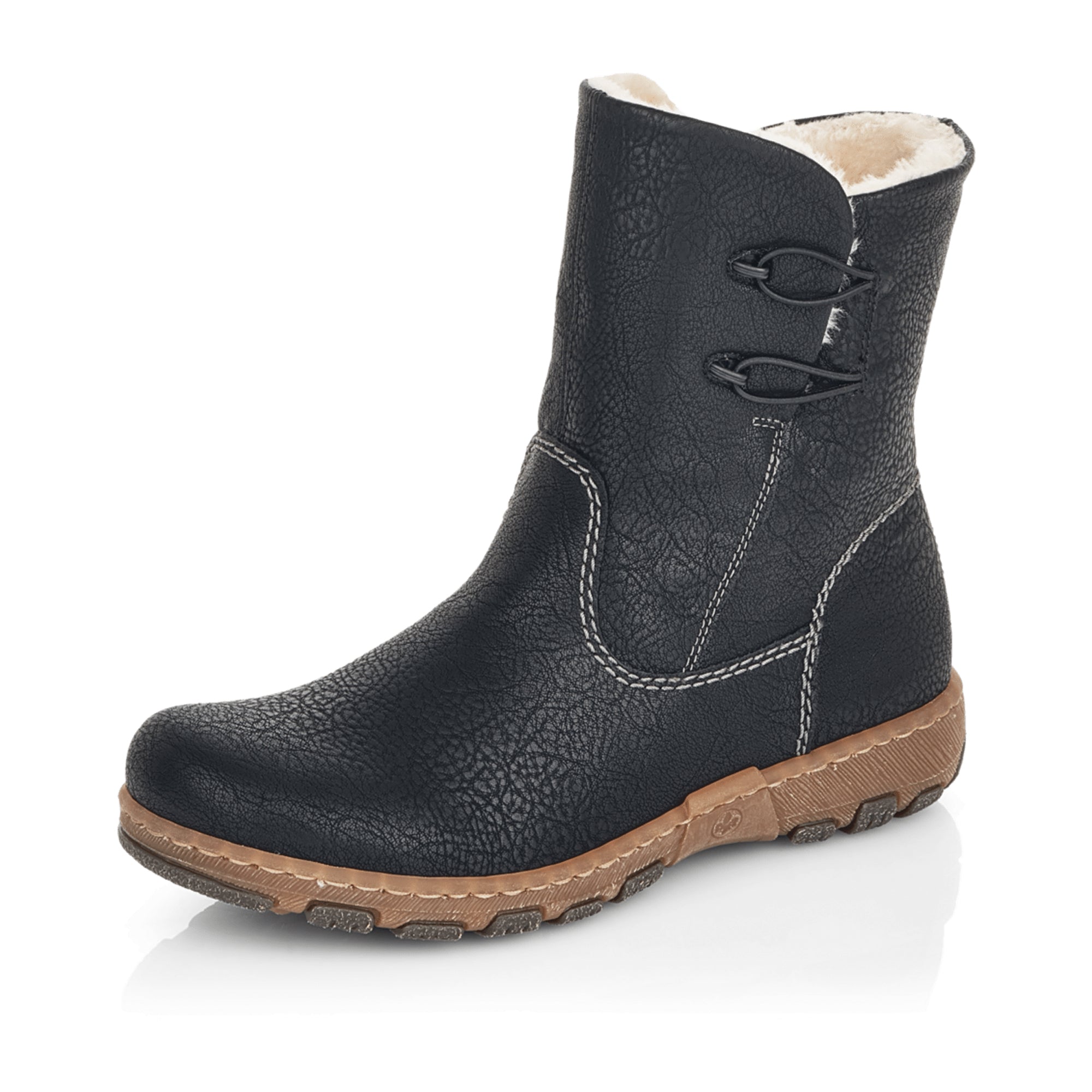 Rieker HWK Black Women's Boots for Ladies - Bartel-Shop