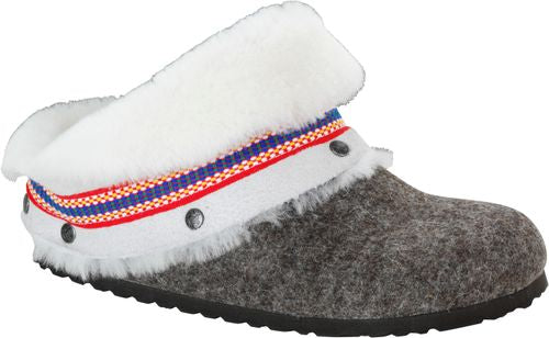 Birkenstock clog Kaprun wool inuit cacao - Bartel-Shop