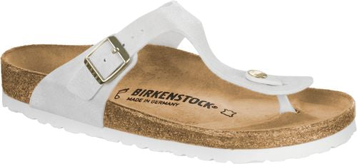 Birkenstock mule Gizeh animal fascination off-white - Bartel-Shop