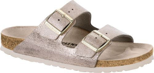 Birkenstock mule Arizona washed metallic rose gold - Bartel-Shop