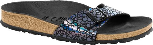 Birkenstock mules Madrid BF metallic stones black - Bartel-Shop