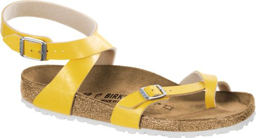 Birkenstock thong sandal Yara graceful amber yellow - Bartel-Shop