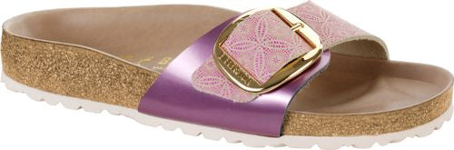 Birkenstock mule Madrid Big Buckle ceramic pattern rose NL - Bartel-Shop