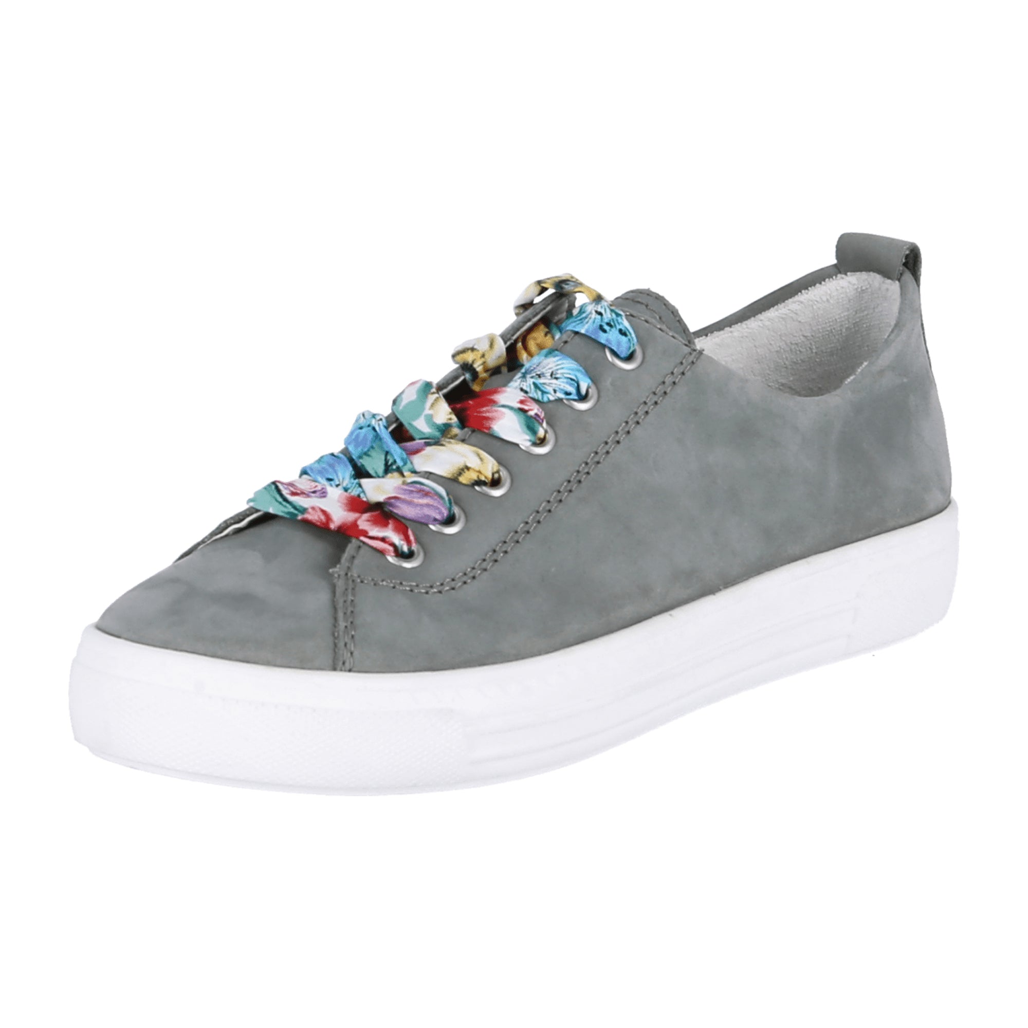 Remonte Women's Green Lace-Up Shoes High-Quality Suede Comfortable Casual Footwear - Bartel-Shop