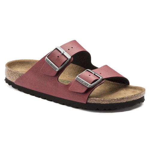 Birkenstock mule Arizona pull up bordeaux - Bartel-Shop