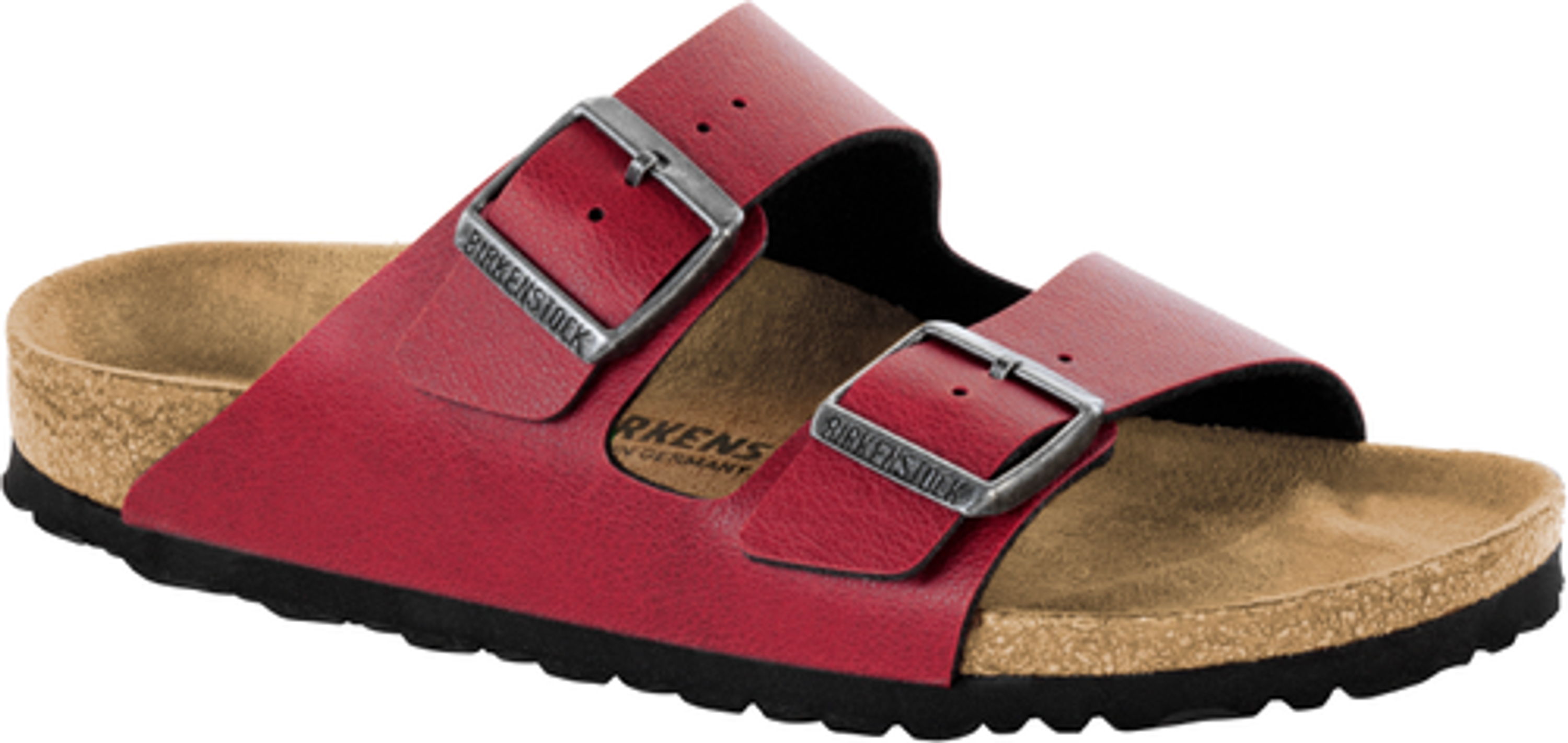 Birkenstock Arizona slim mules bordeuax Imitation leather / synthetic leather - Bartel-Shop