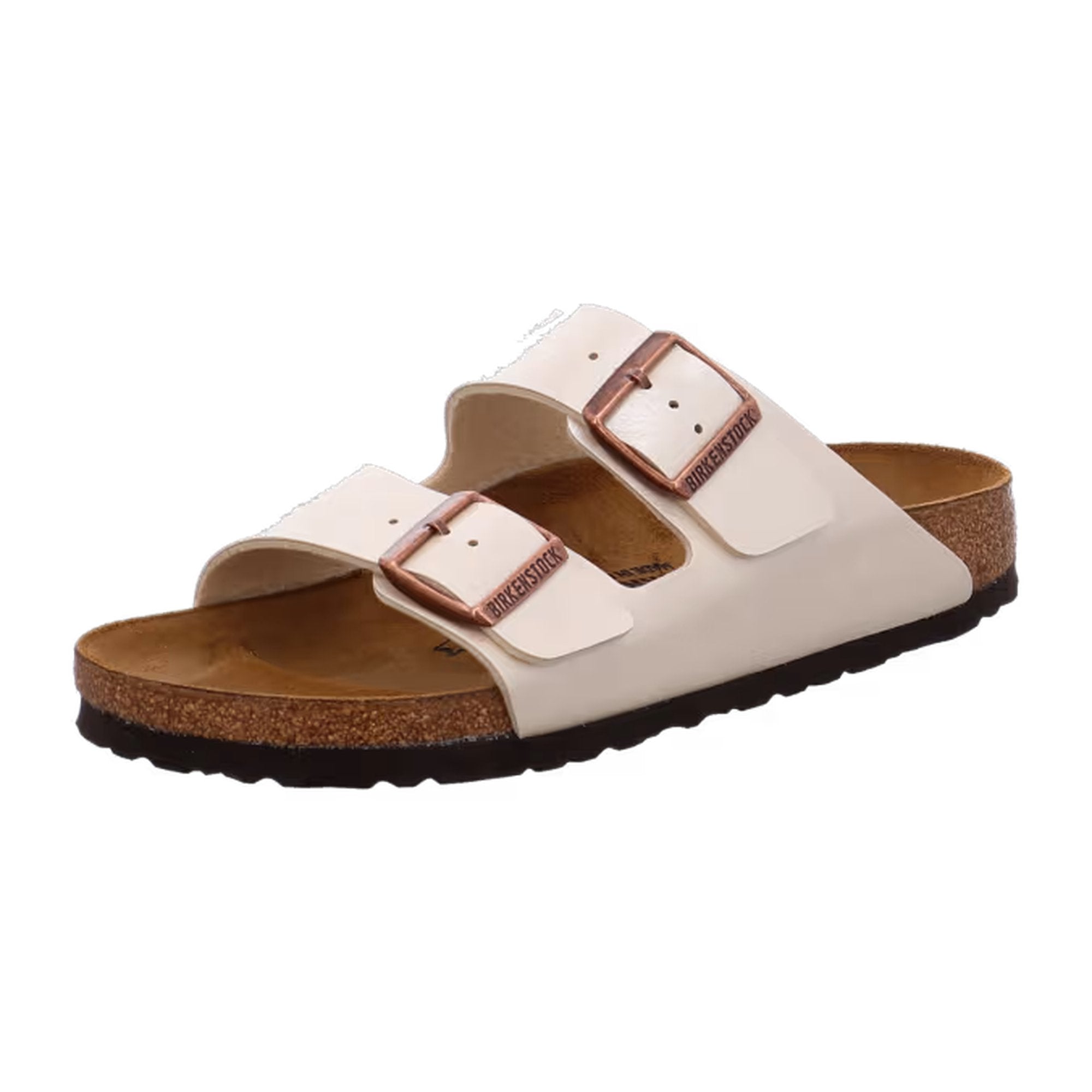 Birkenstock Arizona Graceful Pearl White Berry Sandals Slides Buckle New