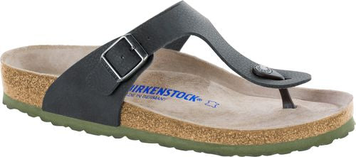 Birkenstock thong sandal Gizeh BS desert soil black - Bartel-Shop