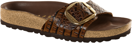 Birkenstock big buckle gator brown sales