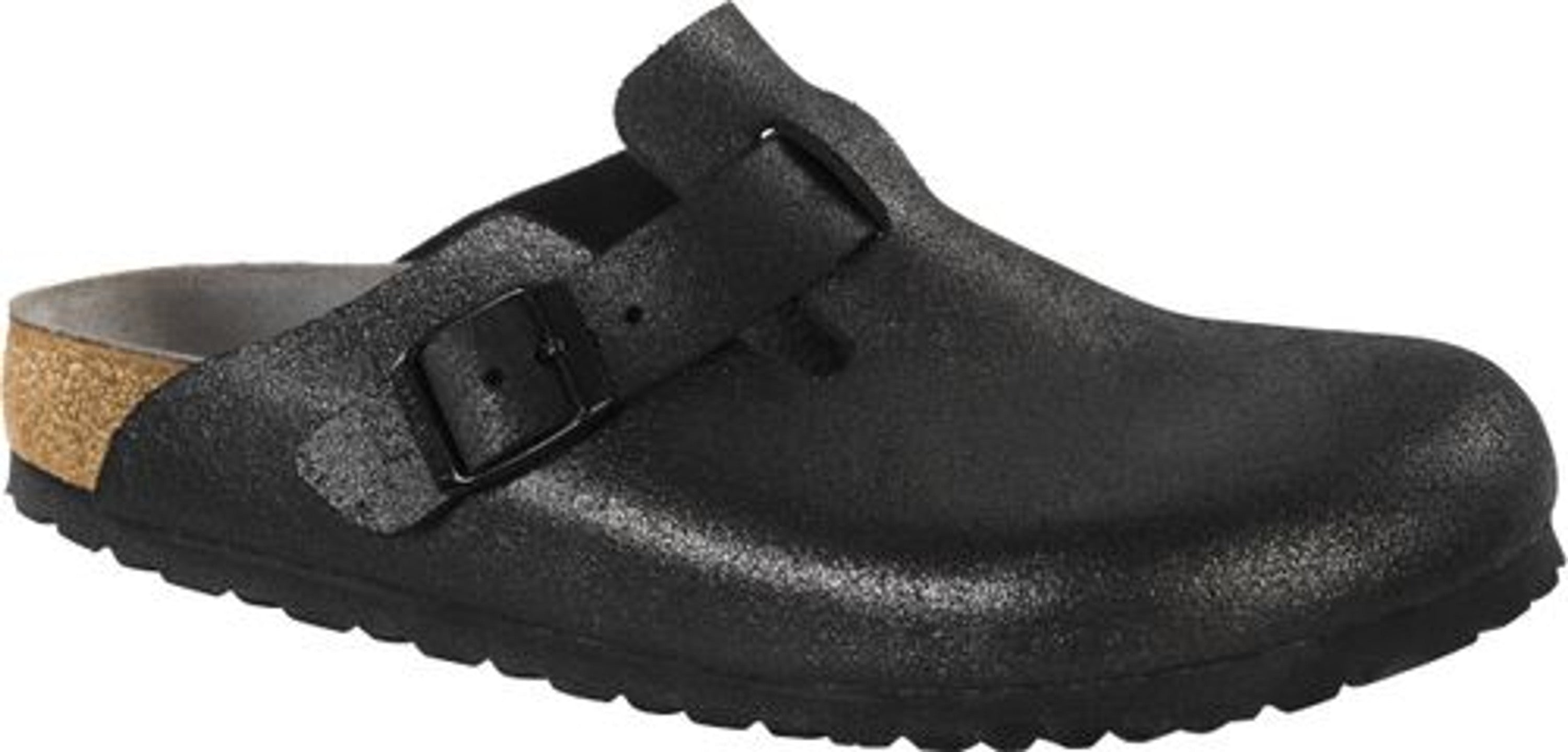 Birkenstock Boston Clogs Narrow anthracite synthetic - Bartel-Shop