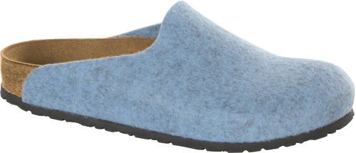 Birkenstock clog Amsterdam melange light blue wool - Bartel-Shop