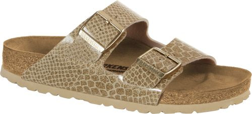 Birkenstock mule Arizona BF magic snake gold - Bartel-Shop