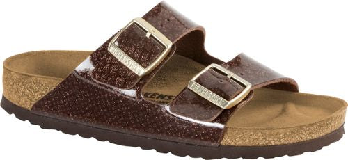 Birkenstock mule Arizona magic snake brown - Bartel-Shop