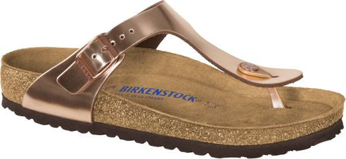 Birkenstock thong sandal Gizeh NL metallic copper - Bartel-Shop