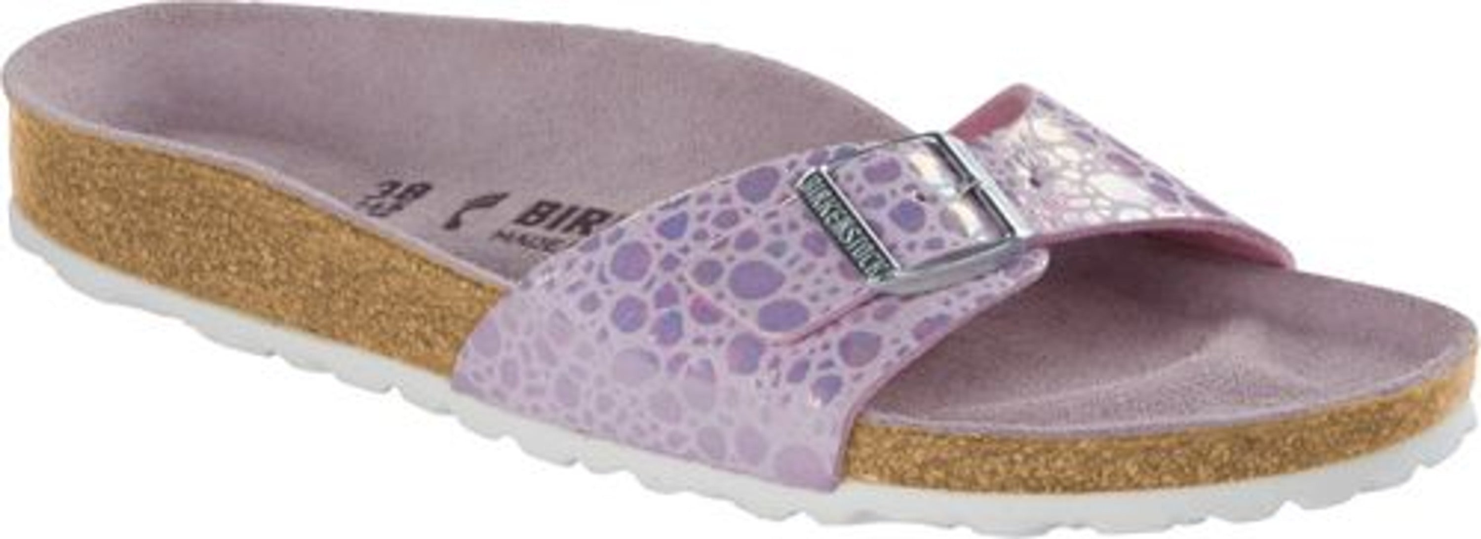 Birkenstock mules Madrid narrow pink Birko-Flor - Bartel-Shop