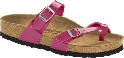 Birkenstock Mayari thong sandal BF metallic cuts magenta - Bartel-Shop