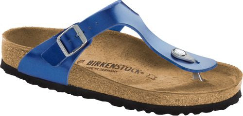 Birkenstock thong sandal Gizeh BF electric metallic ocean - Bartel-Shop